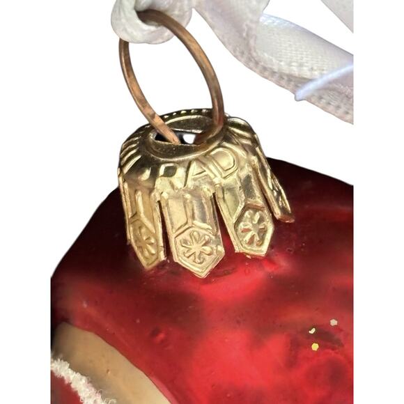 Radko TRICK OR TREAT Mercury Glass Ornament Red Devil Halloween Vintage - Picture 4 of 5